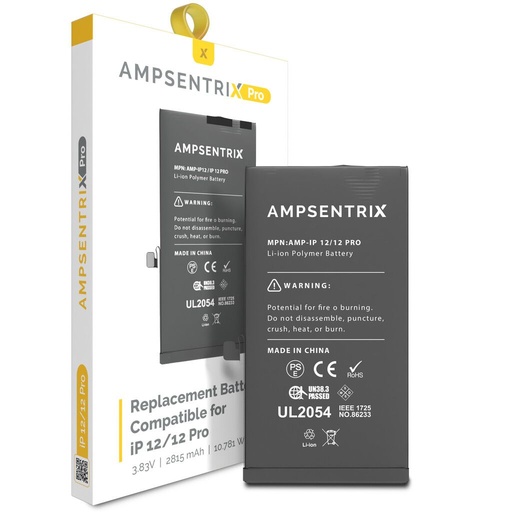 BATERIA IPHONE 12/12 PRO AMPSENTRIX CORE