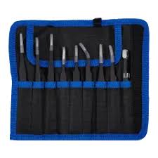 Tweezer Set With Carrying Pouc