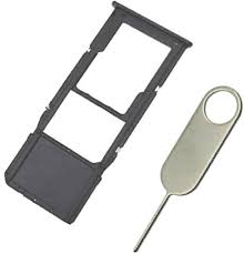 BANDEJA SIM SAMSUNG A20 PLATA 